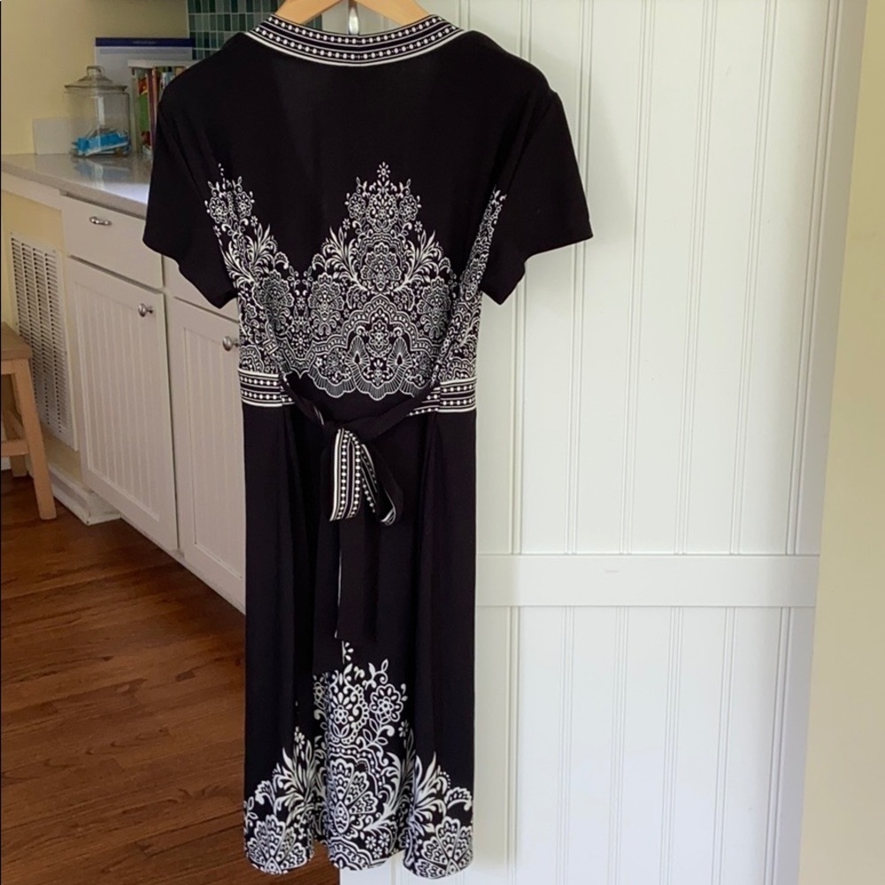 A Pea in the Pod Plunge Neck Maternity Dress Women's Size Small - Picture 2 of 6